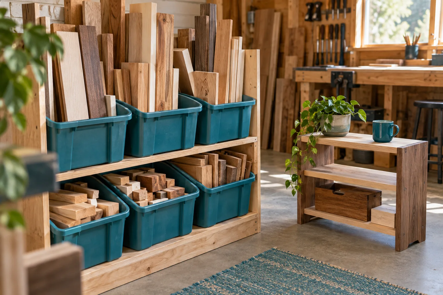 Reuse wood offcuts with a measurable inventory