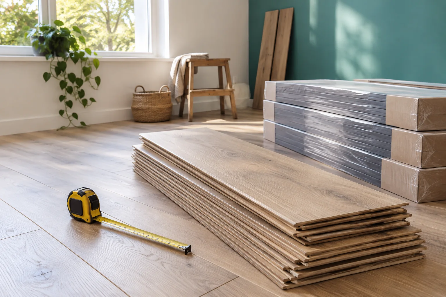 How much laminate flooring should you order?