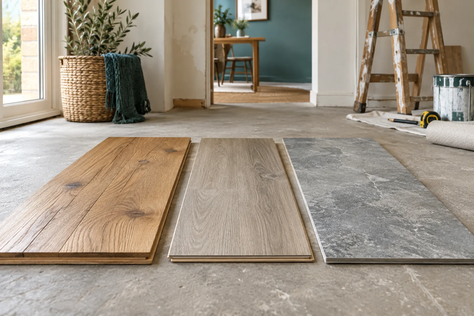 Hardwood, laminate or vinyl: compare the whole system