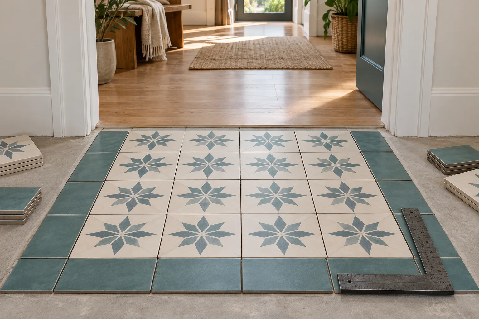 Tile layout mistakes to catch before adhesive